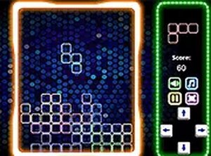 GlowGrid Shape Stacker